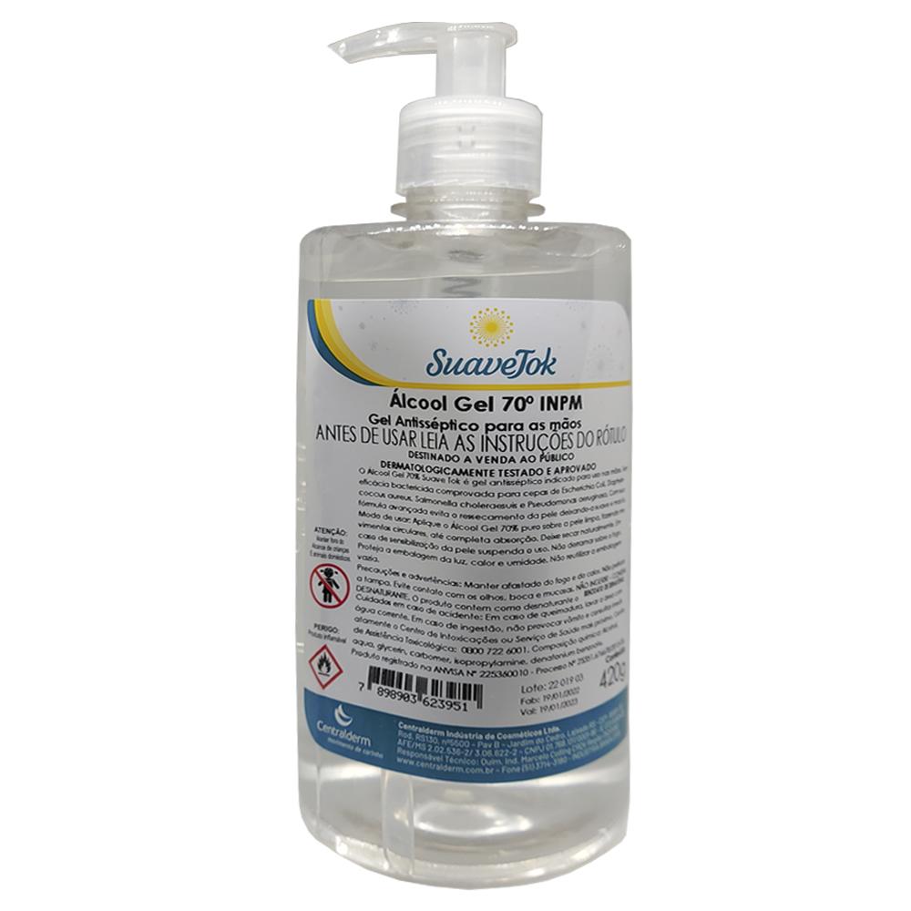 Álcool Gel 70% 420g Suave Tok Soft